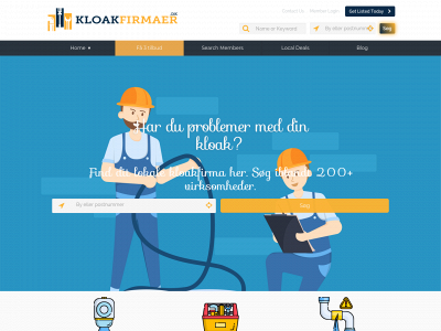 kloakfirmaer.dk snapshot