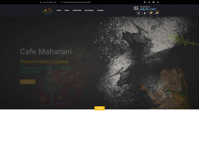 cafemaharani.com snapshot