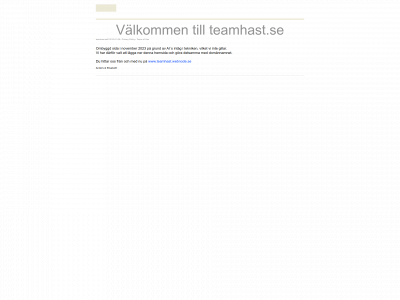 teamhast.se snapshot