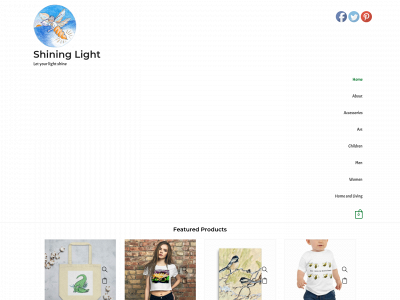 shininglightgallery.net snapshot
