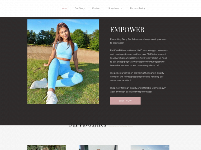 empower-clothing.co.uk snapshot