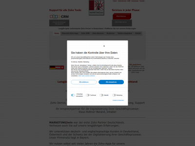 marketing2win.de snapshot