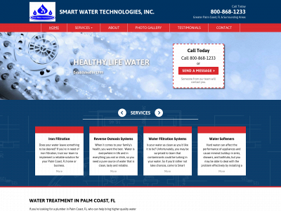 smartwatertech.com snapshot