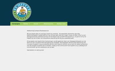 switsersracketservice.be snapshot