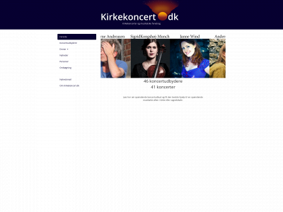 kirkekoncert.dk snapshot