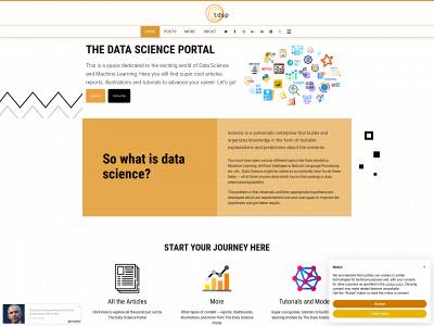 thedatascienceportal.com snapshot