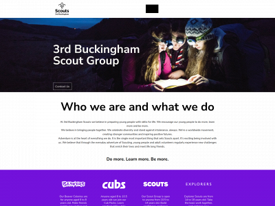3rdbuckinghamscouts.co.uk snapshot