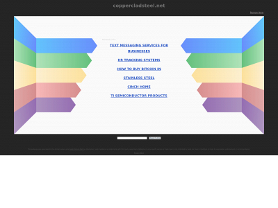 coppercladsteel.net snapshot