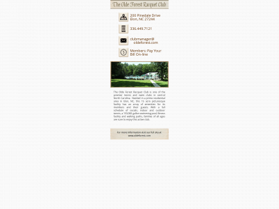 oldeforest.com snapshot