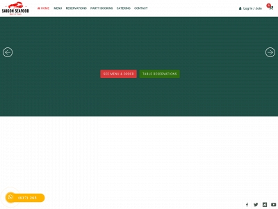 saigonseafood.com snapshot