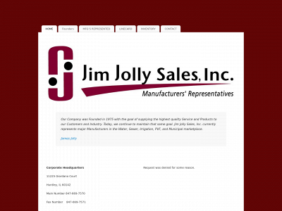 jimjollysales.com snapshot