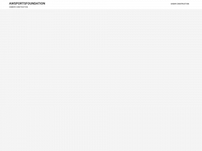 awsportsfoundation.org snapshot