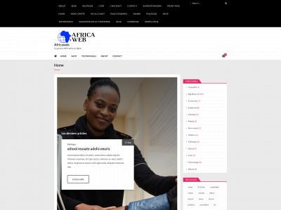 africaweb.fr snapshot