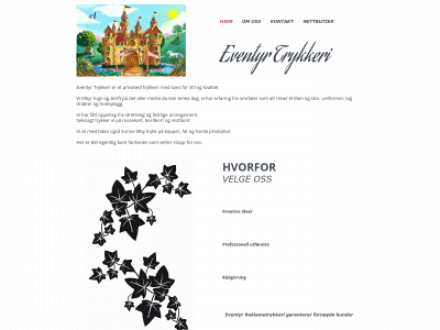 eventyrtrykkeri.no snapshot