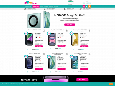 metrofone.co.uk snapshot