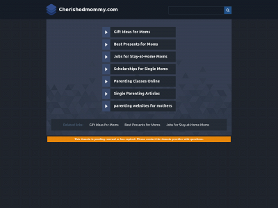 cherishedmommy.com snapshot