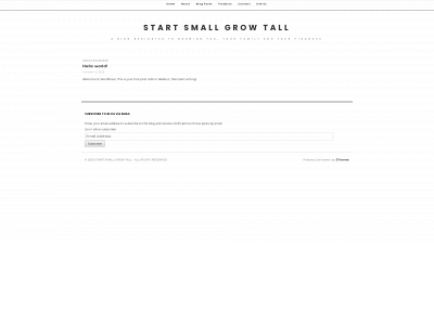 startsmallgrowtall.com snapshot