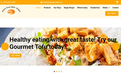 yingyingsoyfood.ca snapshot