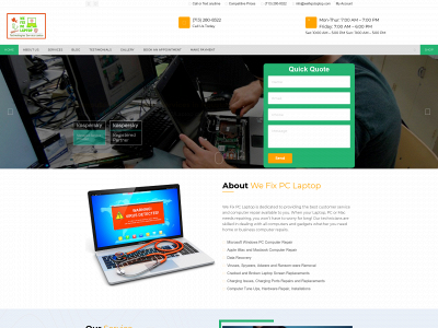 wefixpclaptop.com snapshot