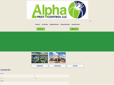alphapestcontrolcompany.com snapshot