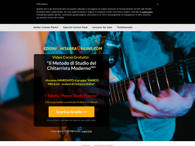 lezionichitarraonline.com snapshot
