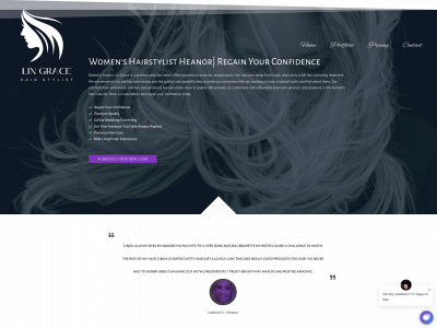 lingracehairstylist.com snapshot