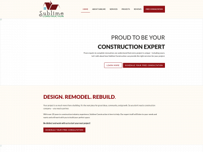sublime-construction.com snapshot
