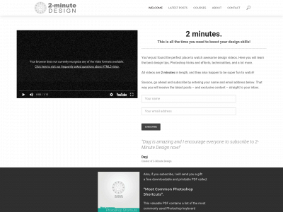 2-minutedesign.com snapshot