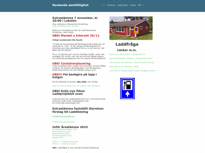 nyaland.se snapshot