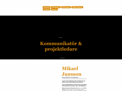 mjproduction.se snapshot