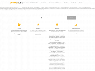 schoollife.co snapshot