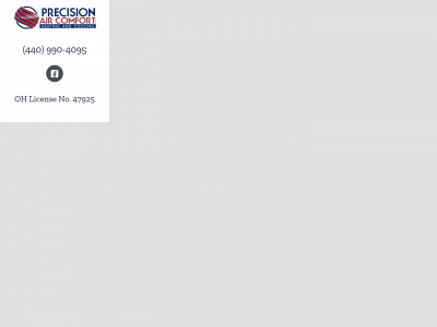 precisionaircomfort.com snapshot