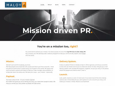 www.maloypr.com snapshot