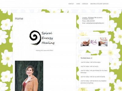 spiralenergyhealing.com snapshot