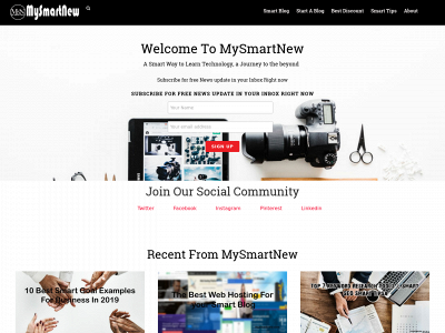 mysmartnew.com snapshot