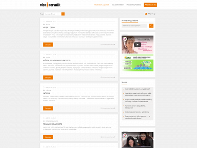 vieninervai.lt snapshot
