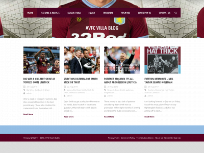 avfcvillablog.com snapshot