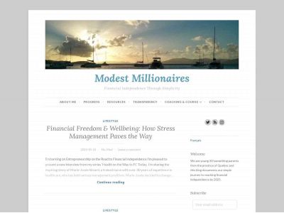 modestmillionaires.com snapshot