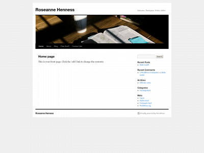 roseannehenness.com snapshot