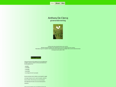 anthonydeclercq.be snapshot