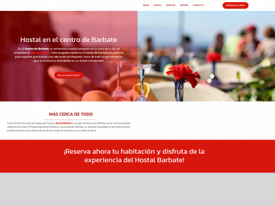 www.hostalbarbate.es snapshot