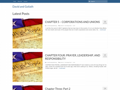 davidandgoliath.blog snapshot