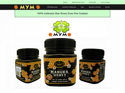 manukahoneyshops.com snapshot
