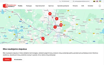 sandeliukunuoma.lt snapshot