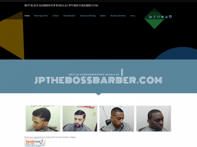 www.jpthebossbarber.com snapshot