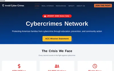 avoidcybercrimes.com snapshot