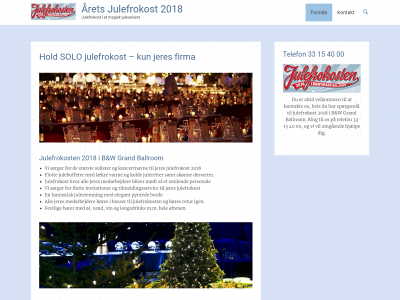 www.julebillet.dk snapshot