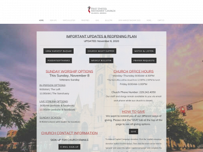 www.valdostafirstumc.org snapshot