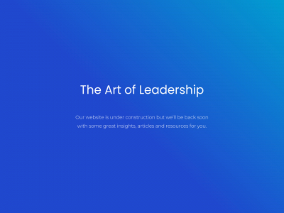 theartofleadership.net snapshot