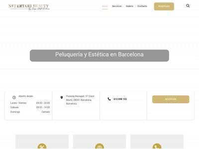 nefertaribeautypeluqueria.com snapshot